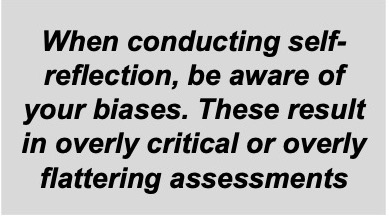 Self-reflection highlight